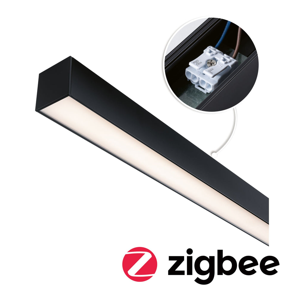 Paulmann Linion Einspeisung Power Channel Zigbee 230/24V 150VA Signalschwarz 1m