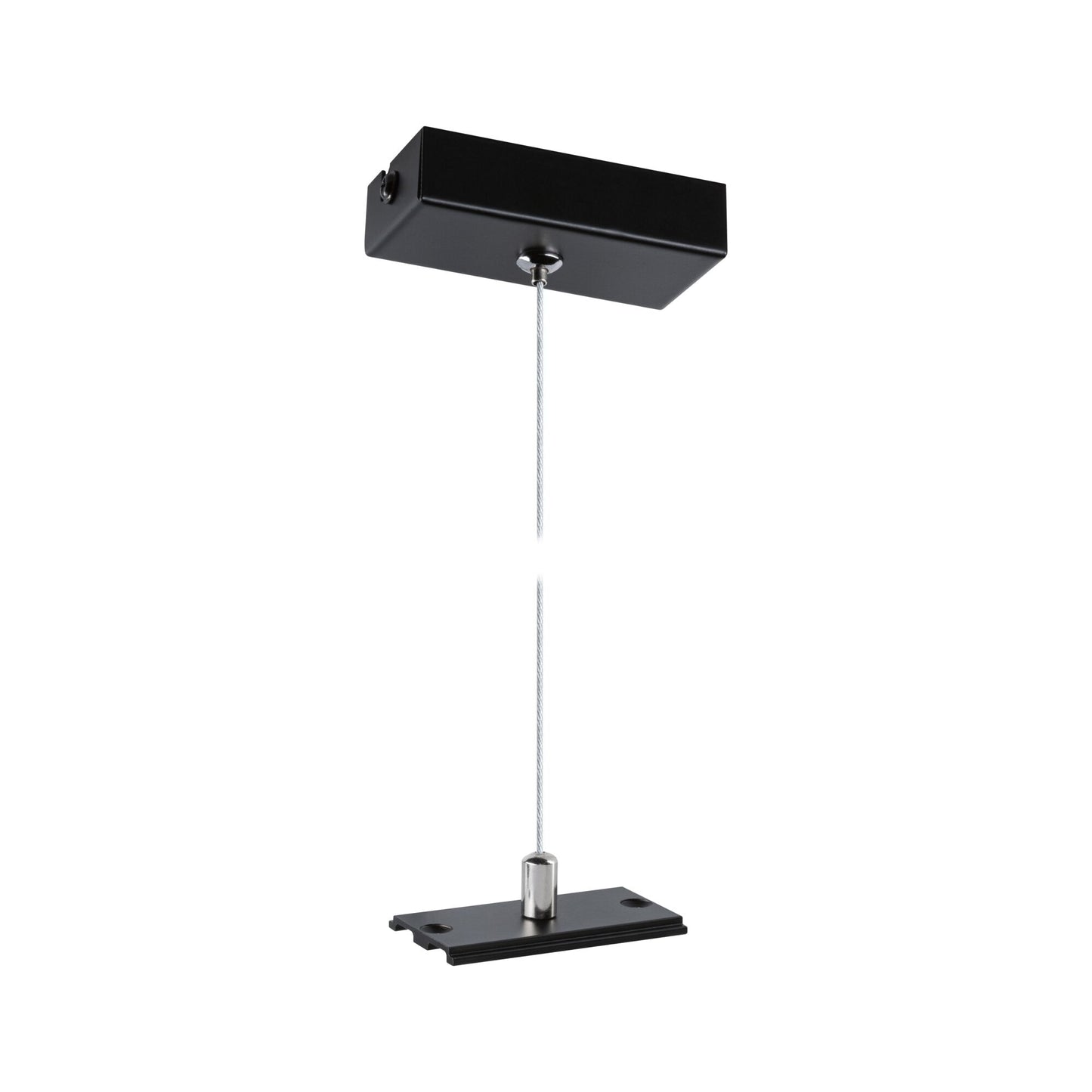 Paulmann Linion Zubehör Seilabhängung Signalschwarz 40x80mm