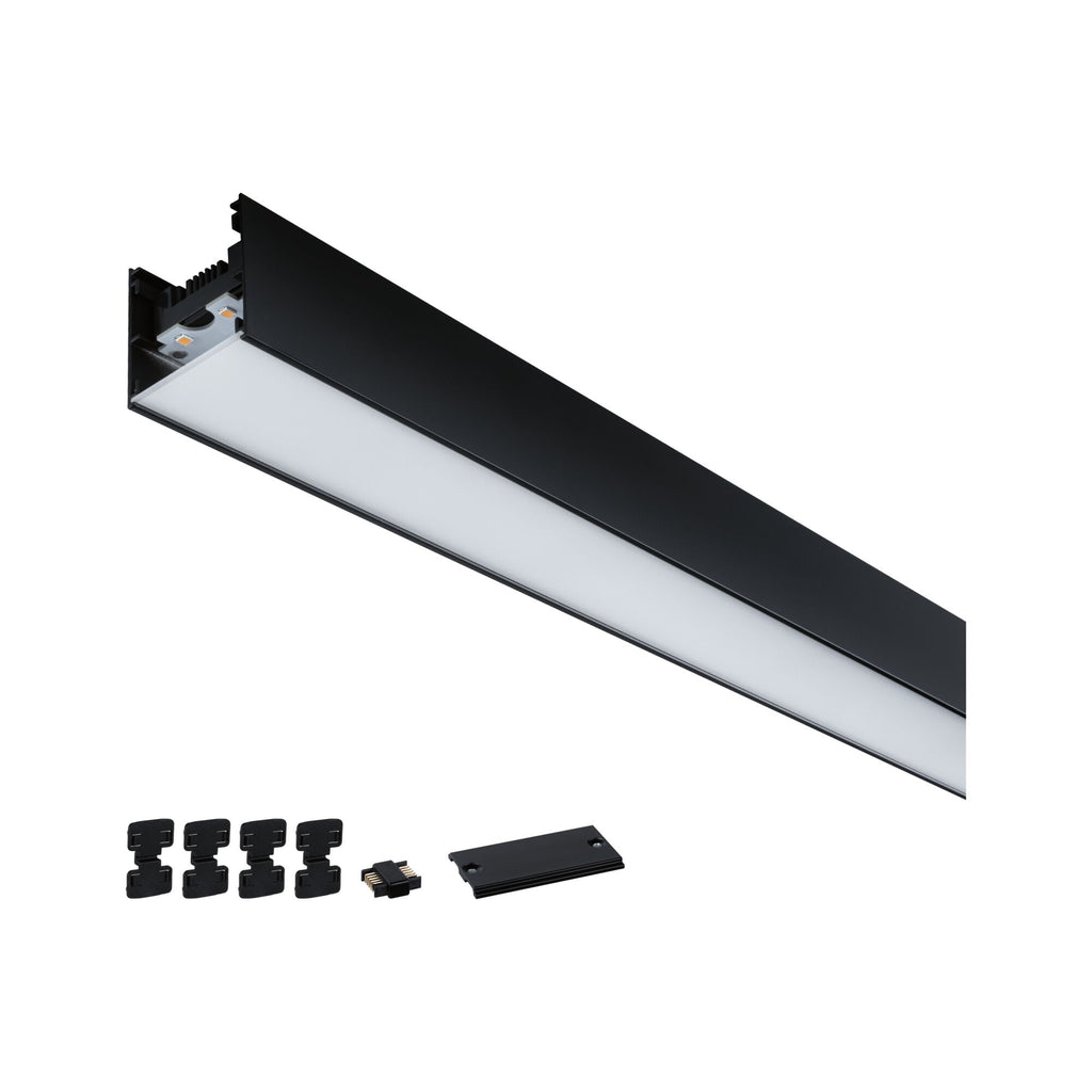 Paulmann Linion Einspeisung Power Channel 230/24V 100VA Signalschwarz 1m