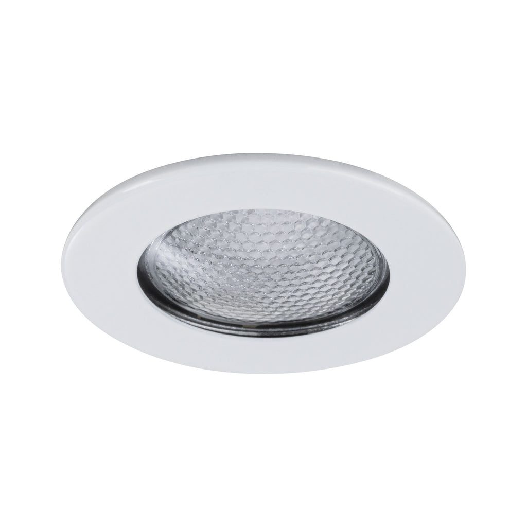 Paulmann Möbel EBL Schutzglas strukturiert max.20W 12V G4 66mm Weiß/Stahlblech/Glas