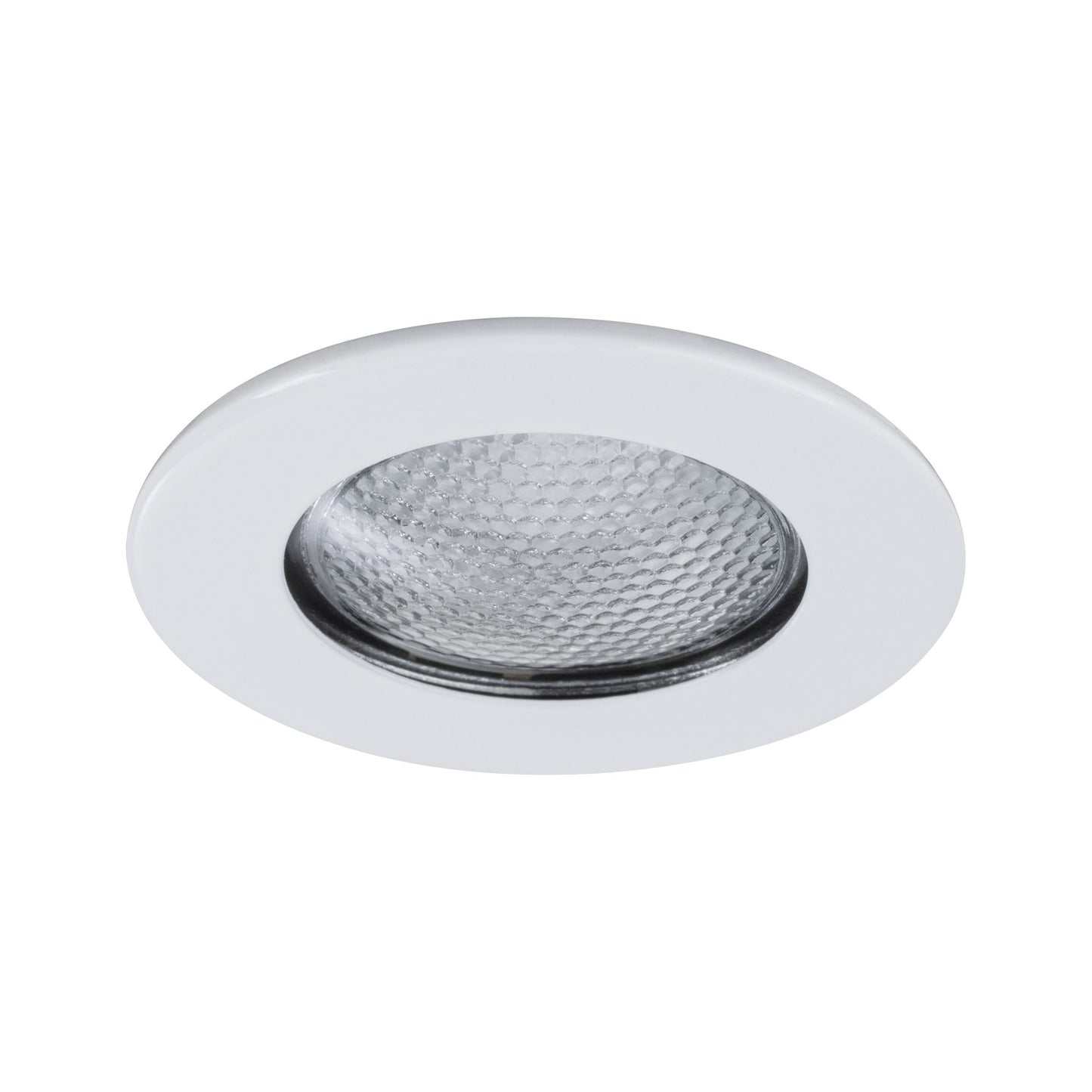 Paulmann Möbel EBL Schutzglas strukturiert max.20W 12V G4 66mm Weiß/Stahlblech/Glas