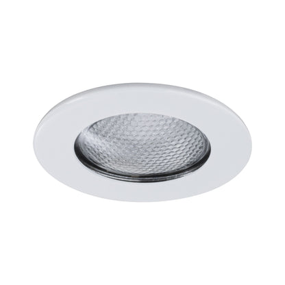 Paulmann Möbel EBL Schutzglas strukturiert max.20W 12V G4 66mm Weiß/Stahlblech/Glas