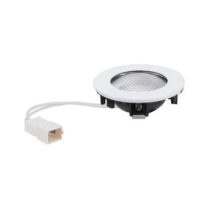 Paulmann Möbel EBL Schutzglas strukturiert max.20W 12V G4 66mm Weiß/Stahlblech/Glas