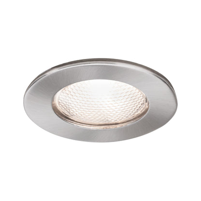 Paulmann Möbel EBL Schutzglas strukturiert max.20W 12V G4 66mm Eisen geb/Stahl/Glas