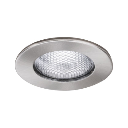 Paulmann Möbel EBL Schutzglas strukturiert max.20W 12V G4 66mm Eisen geb/Stahl/Glas