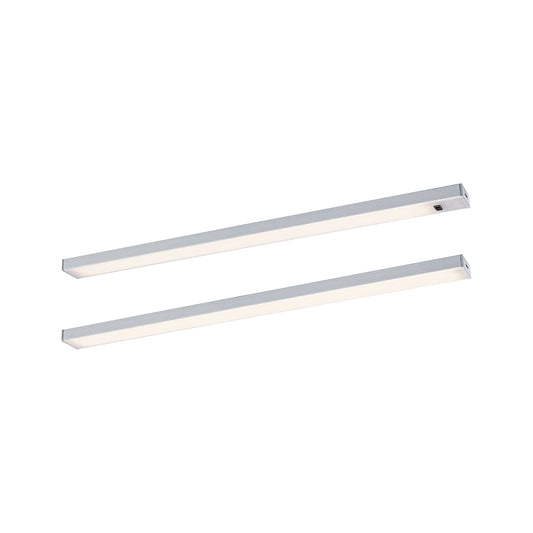 Paulmann LED Unterschrankleuchte Inline Starterset 2x4W 350x26mm 2x350lm 24V  Chrom matt