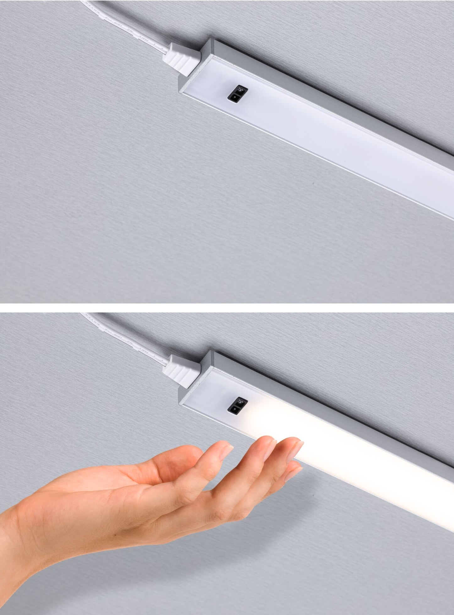 Paulmann LED Unterschrankleuchte Inline Starterset 2x4W 350x26mm 2x350lm 24V  Chrom matt