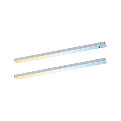 Paulmann LED Unterschrankleuchte Inline Starterset 2x4W 350x26mm 2x350lm 24V  Chrom matt