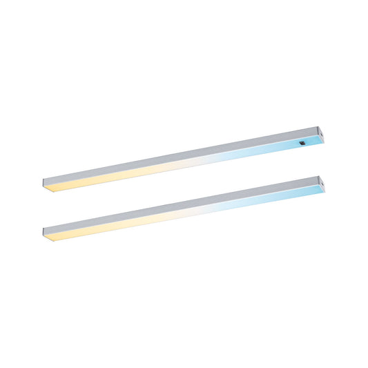 Paulmann LED Unterschrankleuchte Inline Starterset 2x4W 350x26mm 2x350lm 24V  Chrom matt
