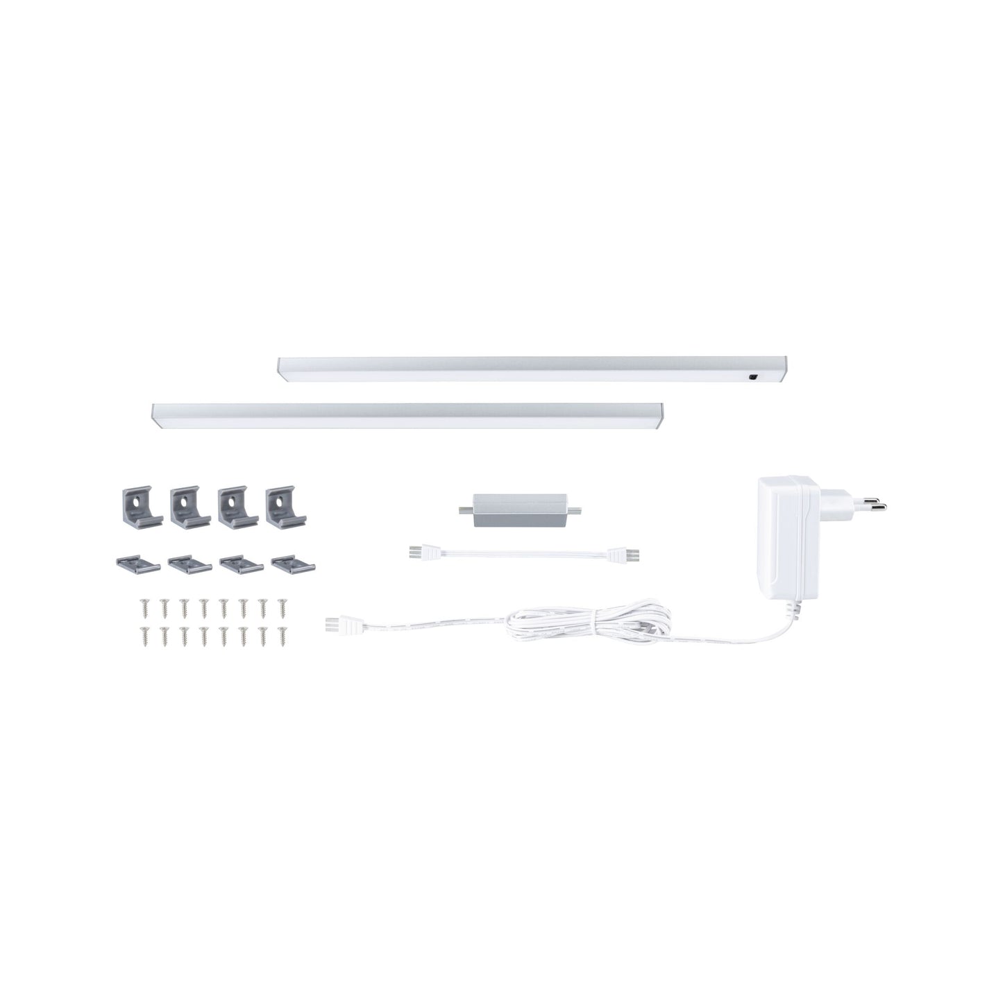 Paulmann LED Unterschrankleuchte Inline Starterset 2x4W 350x26mm 2x350lm 24V  Chrom matt