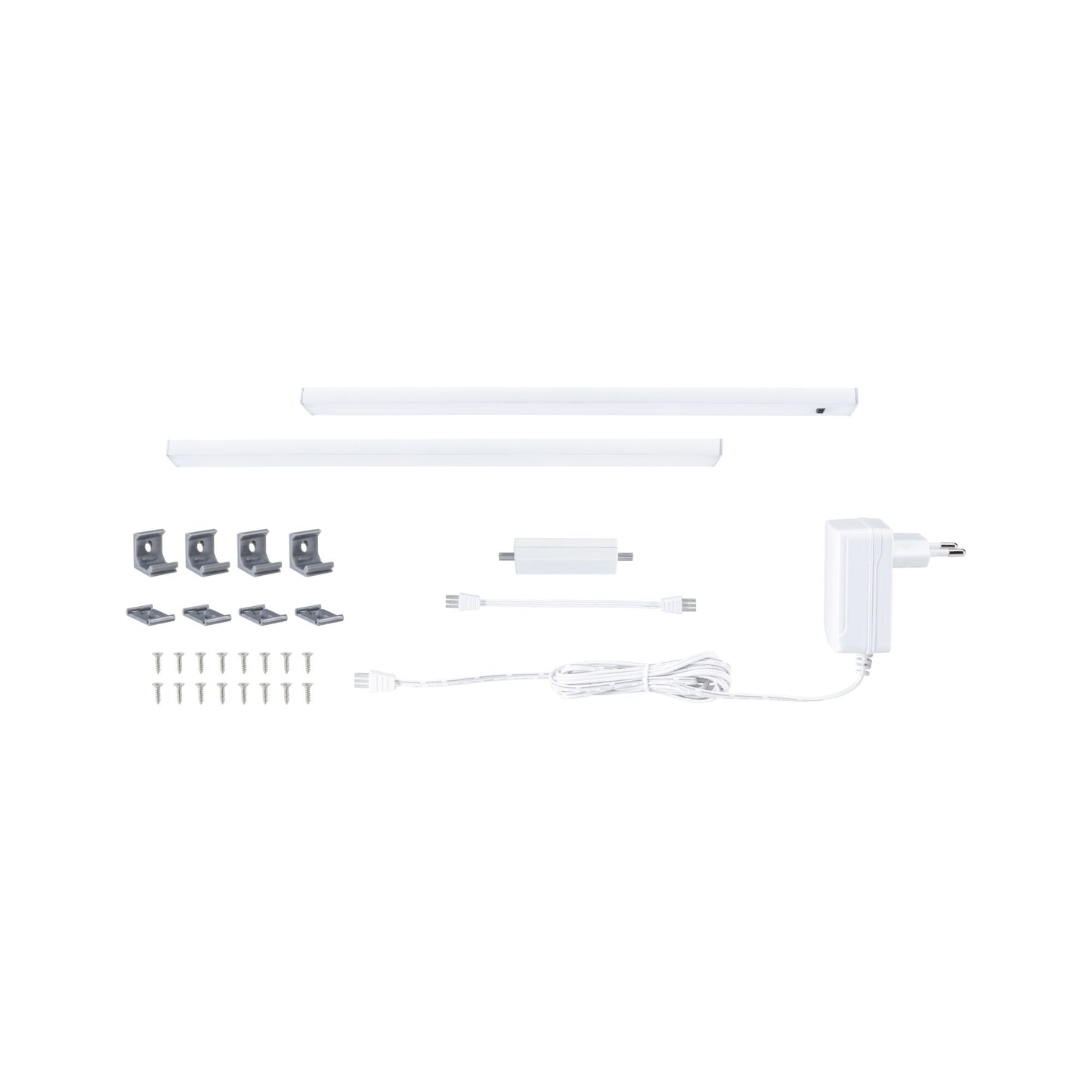 Paulmann LED Unterschrankleuchte Inline Starterset 2x4W 350x26mm 2x350lm 24V  Weiß matt