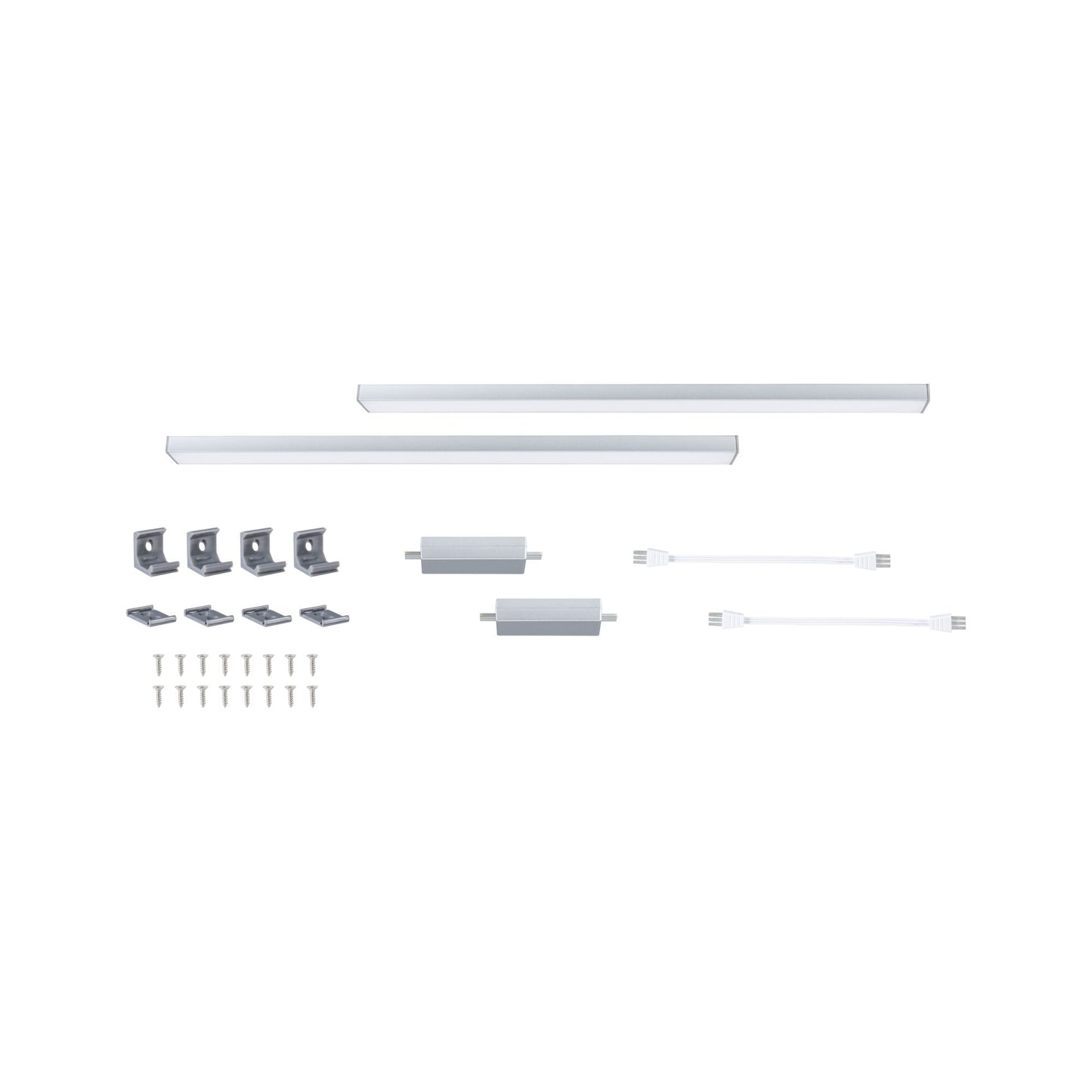 Paulmann LED Unterschrankleuchte Inline Erweiterungsset 2x4W 350x26mm 2x350lm 24V  Chrom matt