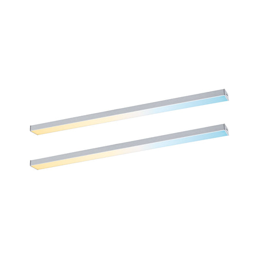 Paulmann LED Unterschrankleuchte Inline Erweiterungsset 2x4W 350x26mm 2x350lm 24V  Chrom matt