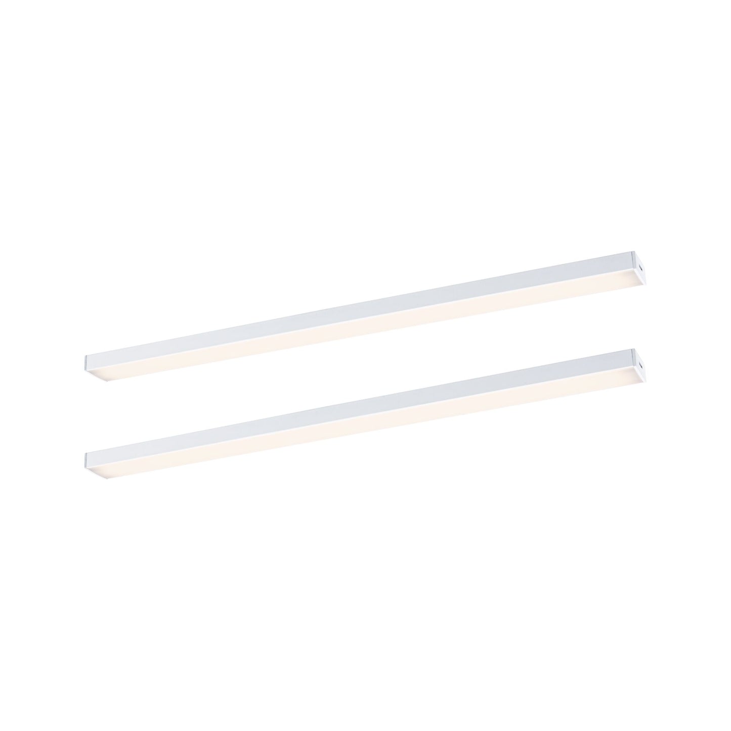 Paulmann LED Unterschrankleuchte Inline Erweiterungsset 2x4W 350x26mm 2x350lm 24V  Weiß matt