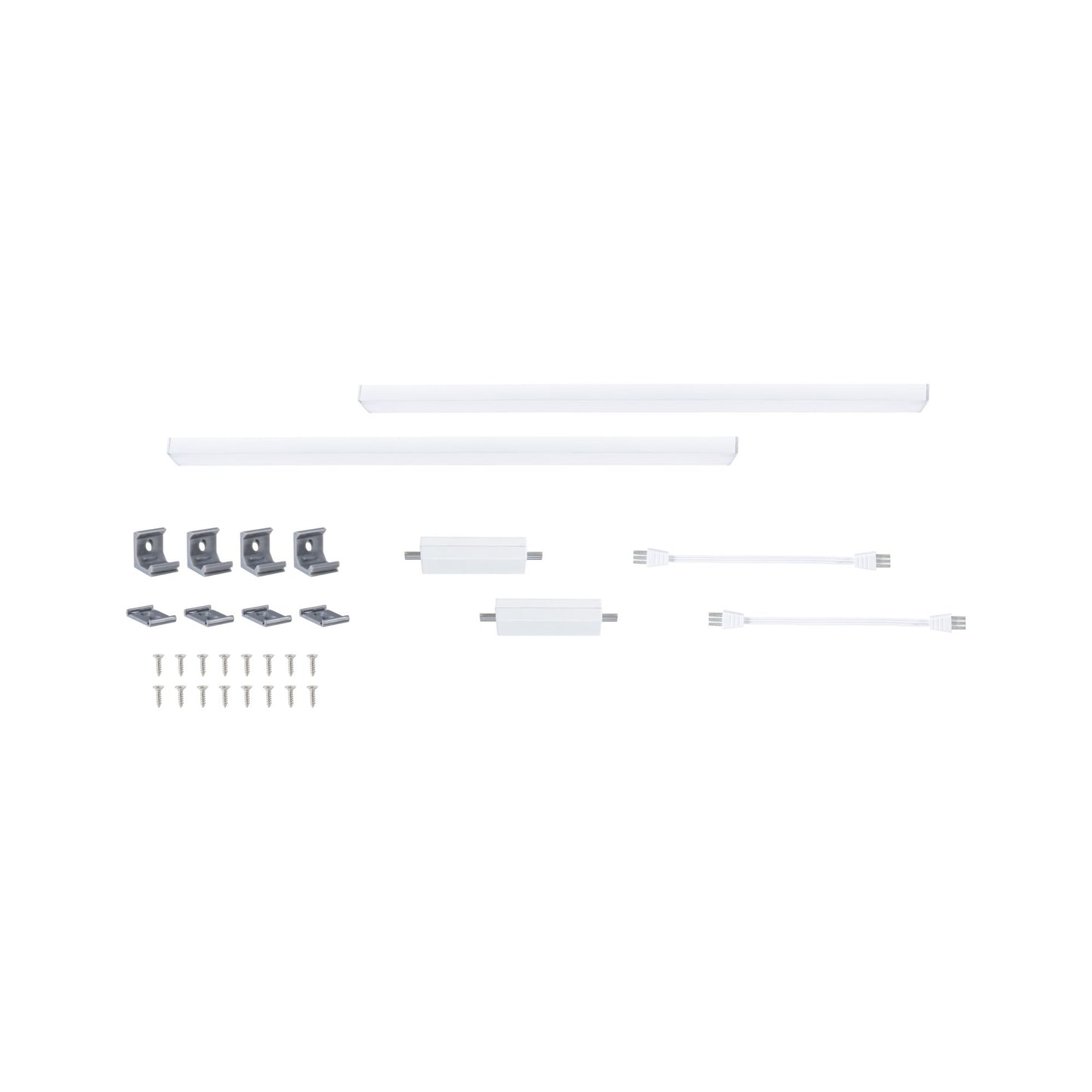 Paulmann LED Unterschrankleuchte Inline Erweiterungsset 2x4W 350x26mm 2x350lm 24V  Weiß matt