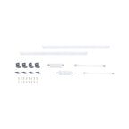 Paulmann LED Unterschrankleuchte Inline Erweiterungsset 2x4W 350x26mm 2x350lm 24V  Weiß matt