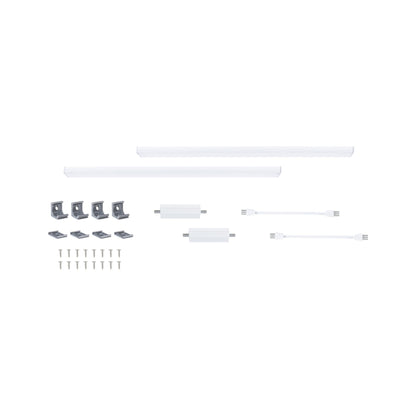 Paulmann LED Unterschrankleuchte Inline Erweiterungsset 2x4W 350x26mm 2x350lm 24V  Weiß matt