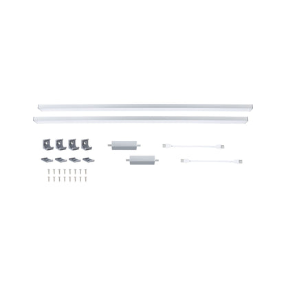Paulmann LED Unterschrankleuchte Inline Erweiterungsset 2x6W 550x26mm 2x500lm 24V  Chrom matt