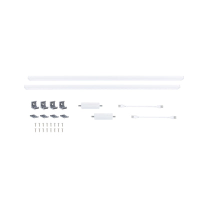 Paulmann LED Unterschrankleuchte Inline Erweiterungsset 2x6W 550x26mm 2x500lm 24V  Weiß matt