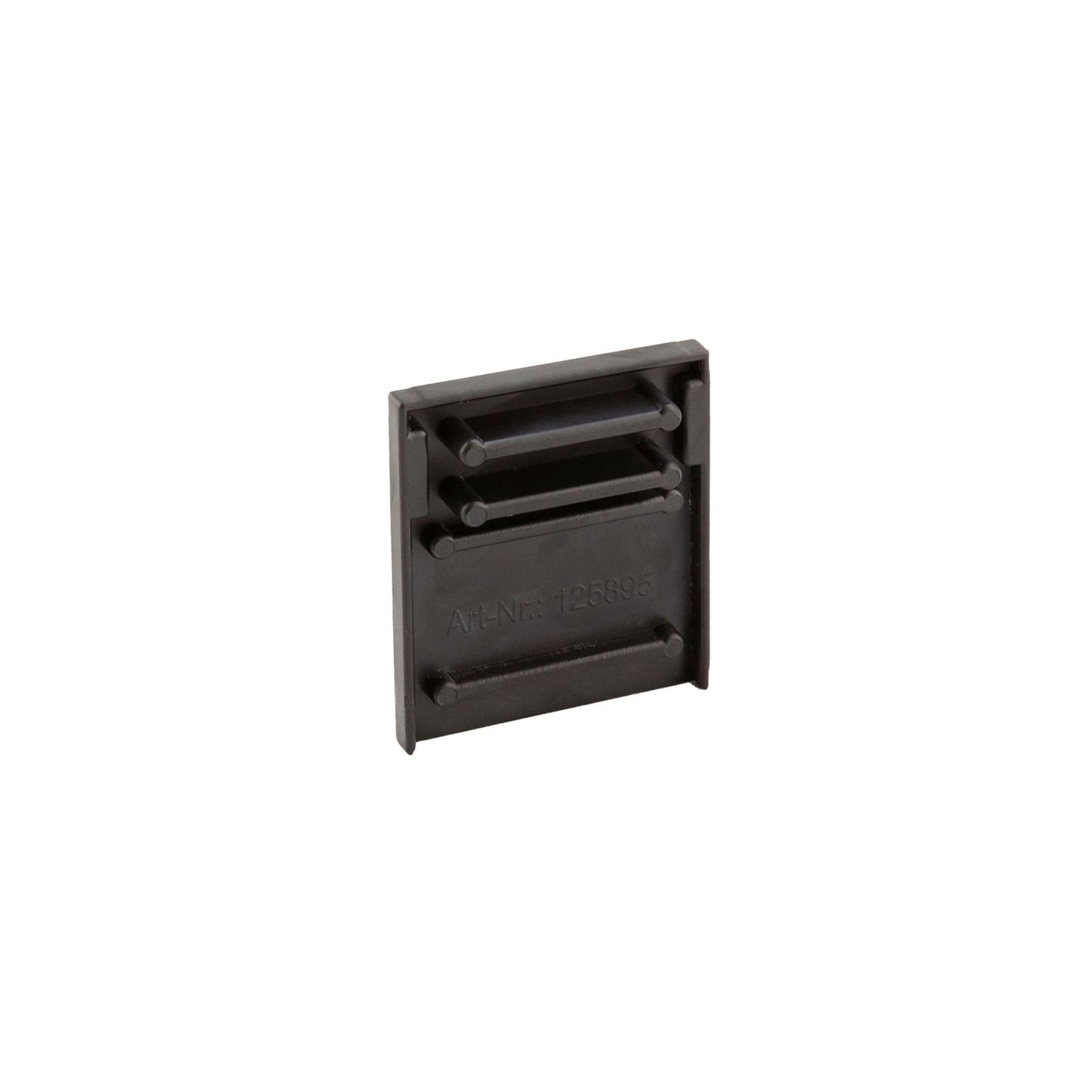 Deko-Light Combo Beton 2 St. Endkappe Montageprofil mit Kantenabdeckung, schwarz