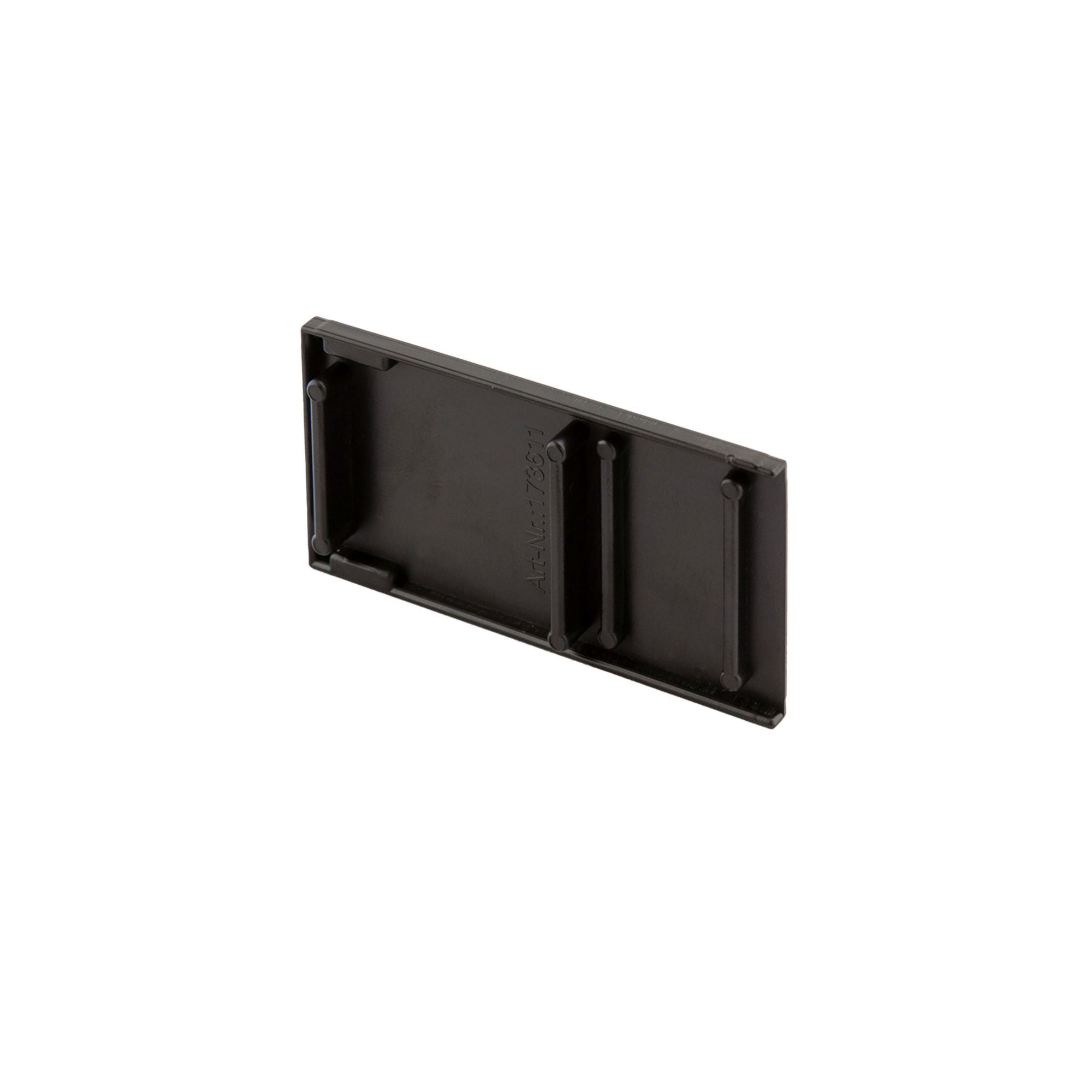 Deko-Light Combo Beton 2 St. Endkappe Trafoprofil mit Kantenabdeckung, schwarz