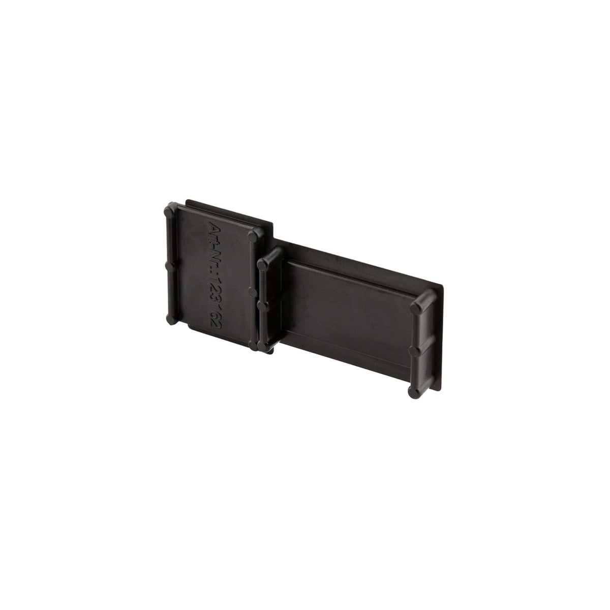 Deko-Light Combo Einbau/Fassade/Dämmung 2 St. Endkappe Verbindung Montageprofil - Trafoprofil, schwarz