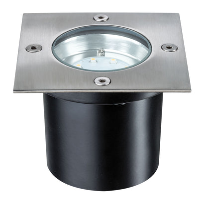 Paulmann Special EBL Set Boden eckig LED 3x1,2W 6VA 230/12V 100mm Edelstahl/Edelstahl