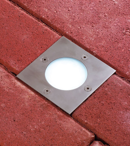Paulmann Special EBL Set Boden eckig LED 3x1,2W 6VA 230/12V 100mm Edelstahl/Edelstahl