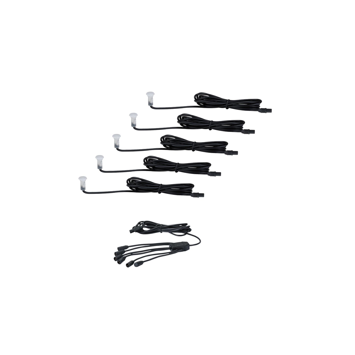 Paulmann Special Micro Boden EBL Ergänzungsset IP67 5x0,16W 12mm Satin/Kunststoff