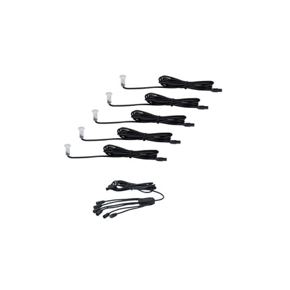 Paulmann Special Micro Boden EBL Ergänzungsset IP67 5x0,16W 12mm Satin/Kunststoff