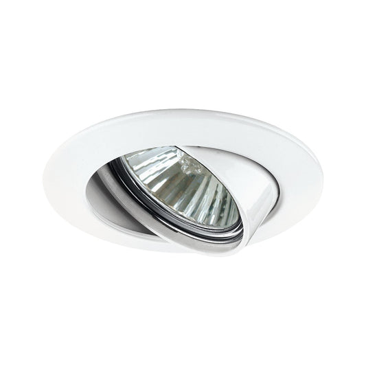 Paulmann Premium EBL schwenkbar max.50W 230V GU10 51mm Weiß/Alu Zink