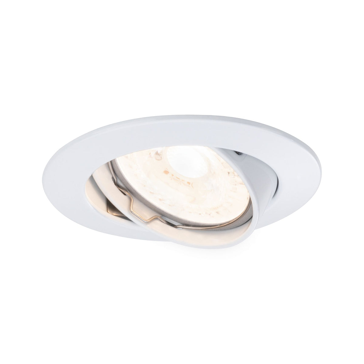 Paulmann Premium EBL schwenkbar max.50W 230V GU10 51mm Weiß/Alu Zink