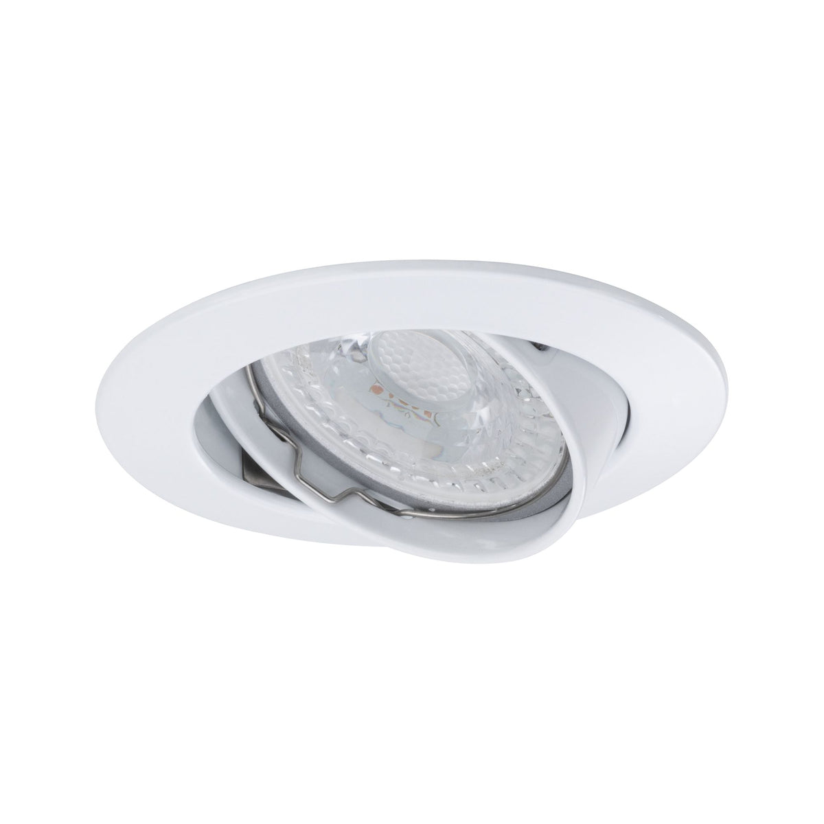 Paulmann Premium EBL schwenkbar max.50W 230V GU10 51mm Weiß/Alu Zink