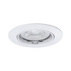 Paulmann Premium EBL schwenkbar max.50W 230V GU10 51mm Weiß/Alu Zink