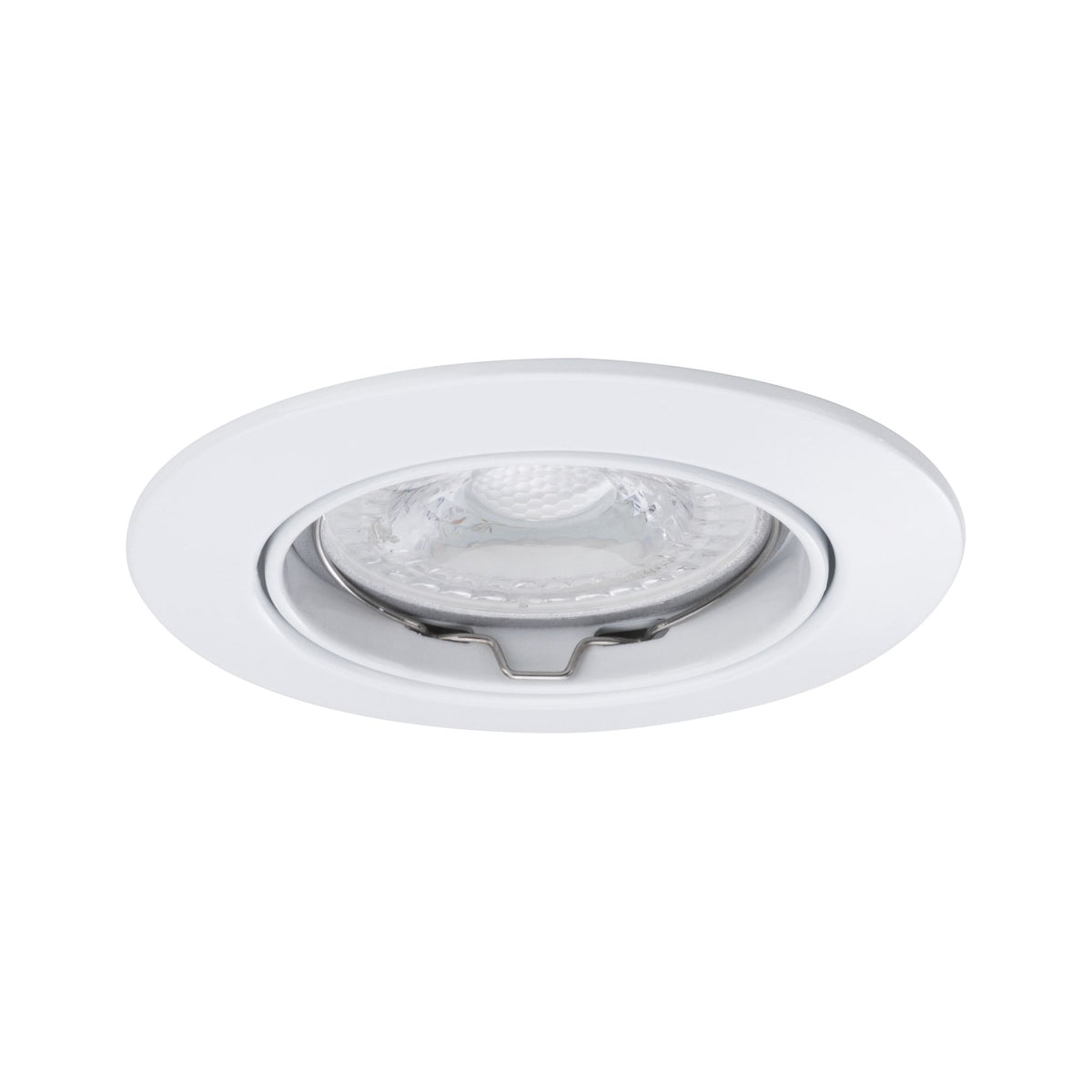 Paulmann Premium EBL schwenkbar max.50W 230V GU10 51mm Weiß/Alu Zink