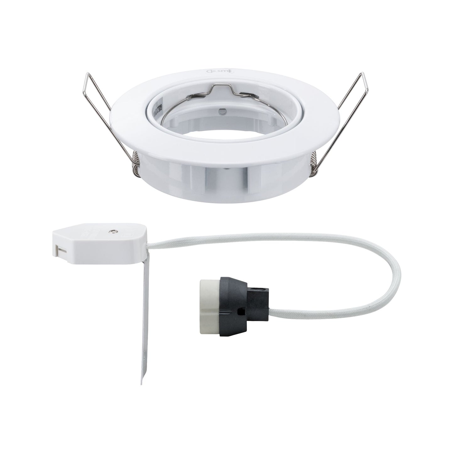 Paulmann Premium EBL schwenkbar max.50W 230V GU10 51mm Weiß/Alu Zink