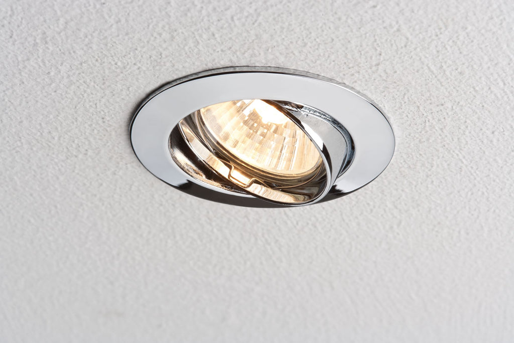 Paulmann Premium EBL schwenkbar max.50W 230V GU10 51mm Chrom/Alu Zink