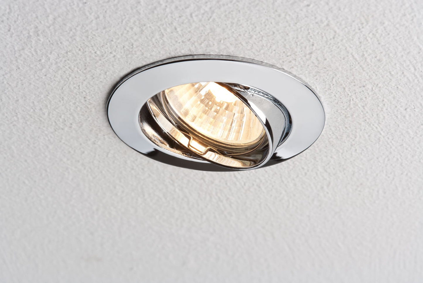 Paulmann Premium EBL schwenkbar max.50W 230V GU10 51mm Chrom/Alu Zink