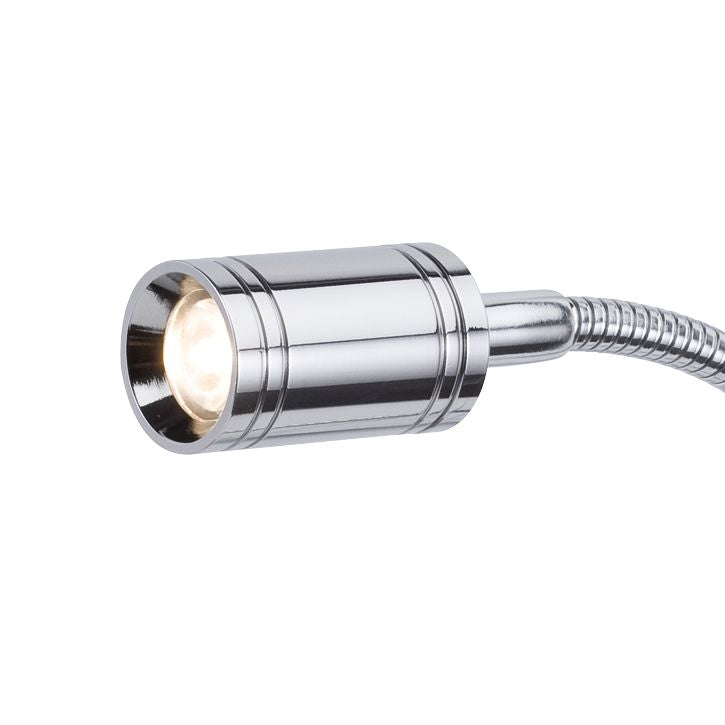 Paulmann Mirror Zylindro Bettleseleuchte 1x3W LED Chrom 230V DC 700mA Metall