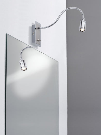 Paulmann Mirror Zylindro Bettleseleuchte 1x3W LED Chrom 230V DC 700mA Metall