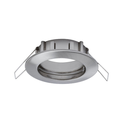Paulmann 2easy Premium EBL 3er Spot-Set IP44 starr 51mm Eisen gebürstet