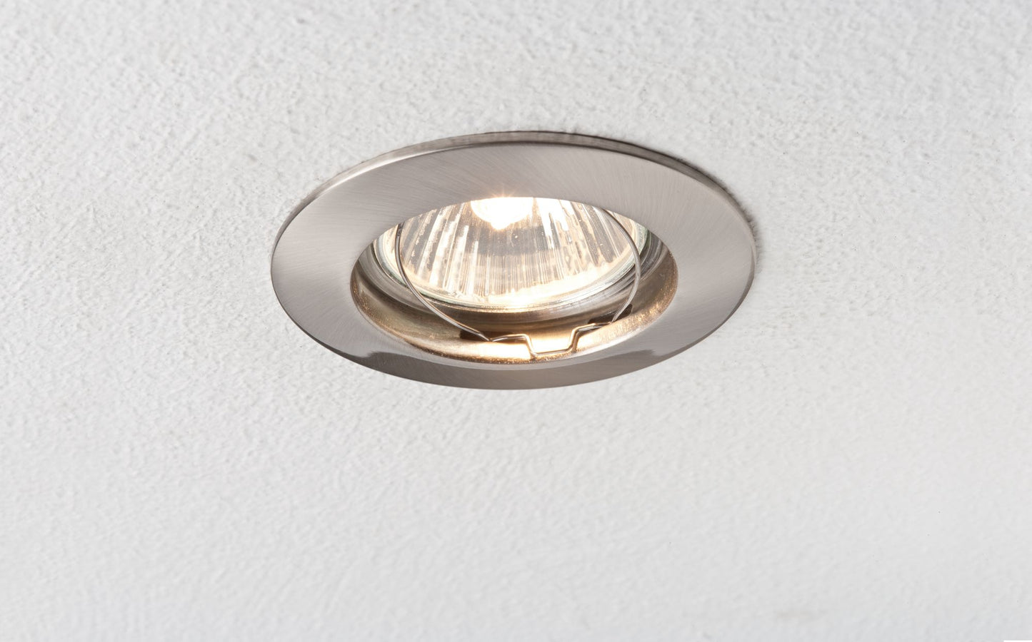 Paulmann 2easy Premium EBL 3er Spot-Set IP44 starr 51mm Eisen gebürstet