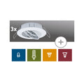 Paulmann 2easy Premium EBL 3er Spot-Set schwenkbar 51mm Weiß
