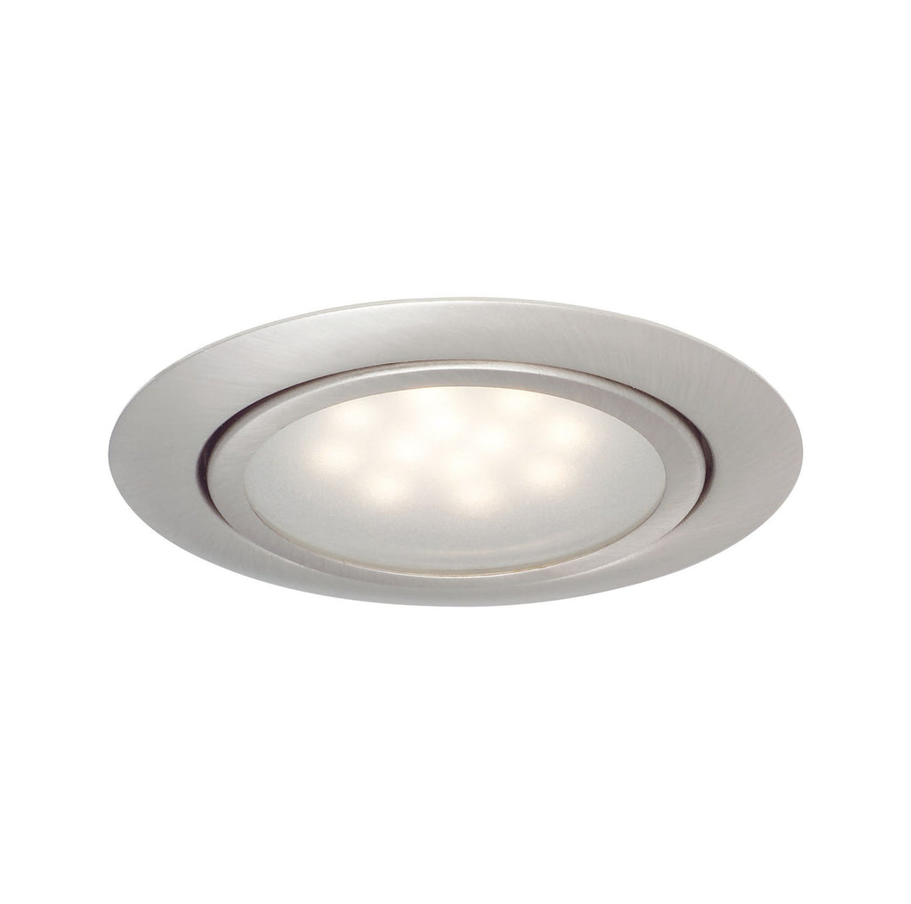 Paulmann Möbel EBL Set LED 3x1W 12VA 230/12V 65mm Eisen gebürstet/Metall