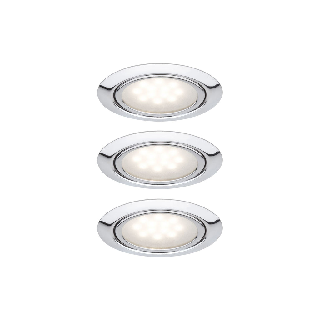 Paulmann Möbel EBL Set LED 3x1W 12VA 230/12V 65mm Chrom/Metall