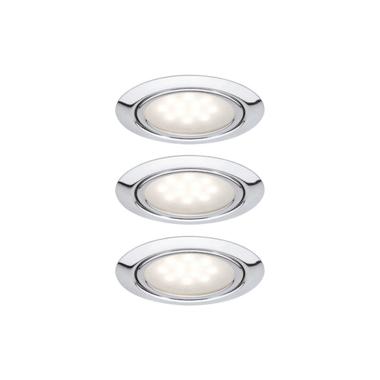 Paulmann Möbel EBL Set LED 3x1W 12VA 230/12V 65mm Chrom/Metall
