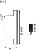 Paulmann Special EBL Set IP44 Wand LED 2,4W 230V 97mm Titan/Metall