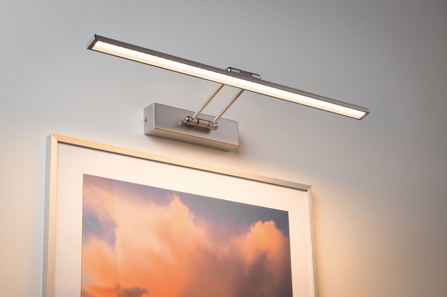 Paulmann Galeria LED Bilderleuchte Beam Sixty 11W Nickel gebürstet/Chrom 230V Metall