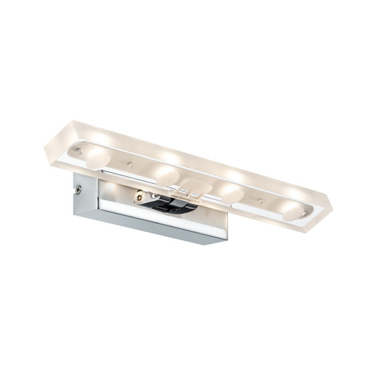 Paulmann Galeria LED Bilderleuchte Block 5W Chrom/transparent 230V Metall/Acryl