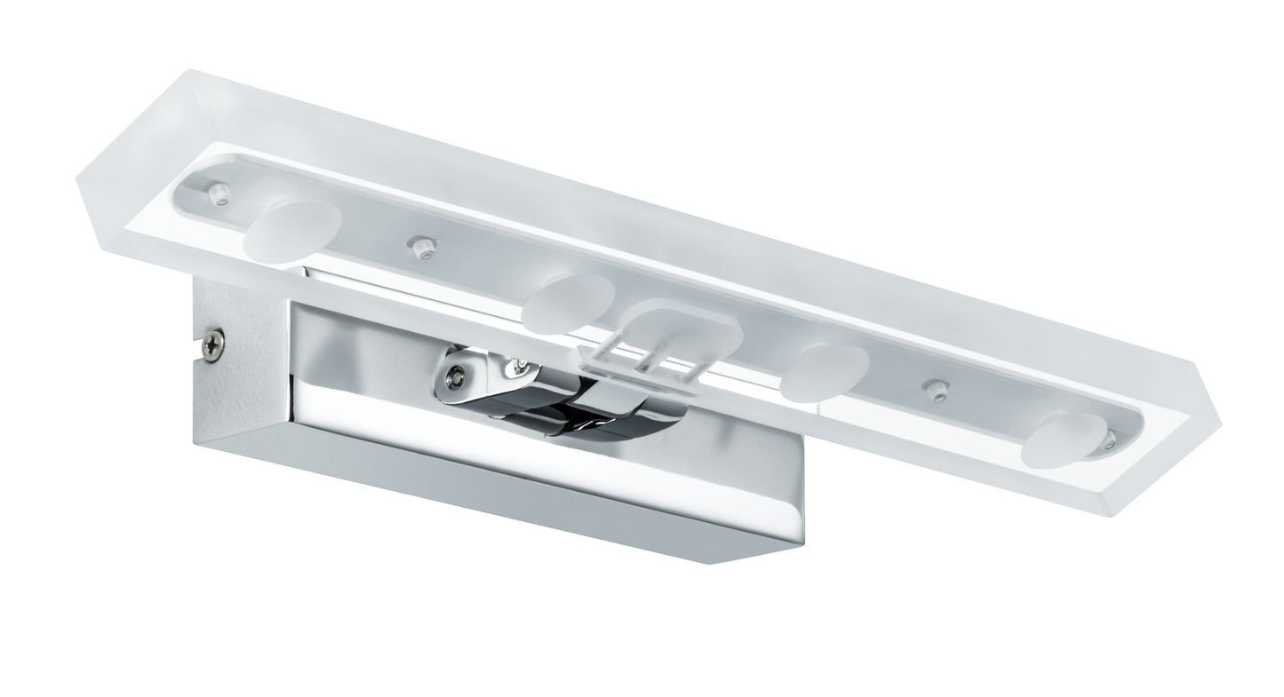 Paulmann Galeria LED Bilderleuchte Block 5W Chrom/transparent 230V Metall/Acryl